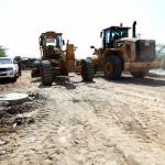 شركة الخضيري للمقاولات تدشّن أعمال سفلتة شوارع مديرية لودر بدعم من العميد ناصر عبدربه