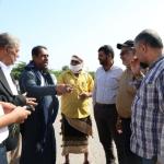 شركة الخضيري للمقاولات تتسلّم موقع مشروع خط جعار–باتيس في أبين